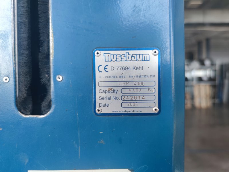 Подъемник 2-х стоечный NUSSBAUM SPL 4000
